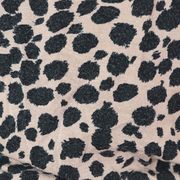 INGRID & ISABEL Leopard Maternity Dress S Stretch Knit Long Sleeve Brown B32 - Picture 7 of 7